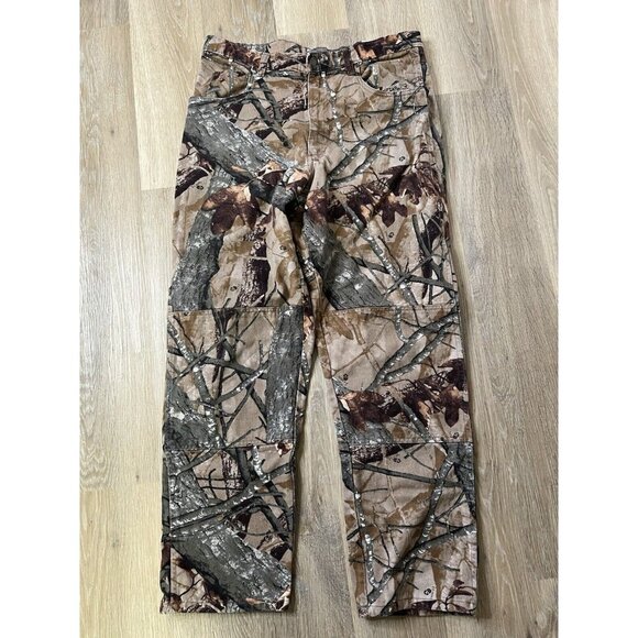 Wrangler Camo Pants Mens 35x30 Double Knee Fusion 3D Hunting Outdoors Hunter - Picture 1 of 13